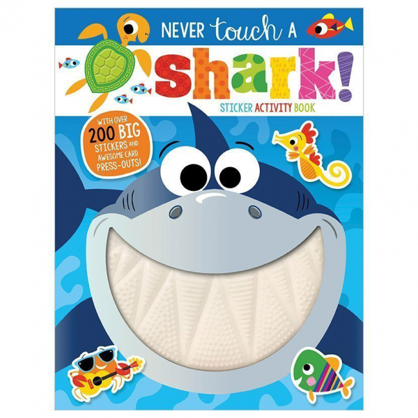 Libro Stickers Nunca Toques a un Tiburón