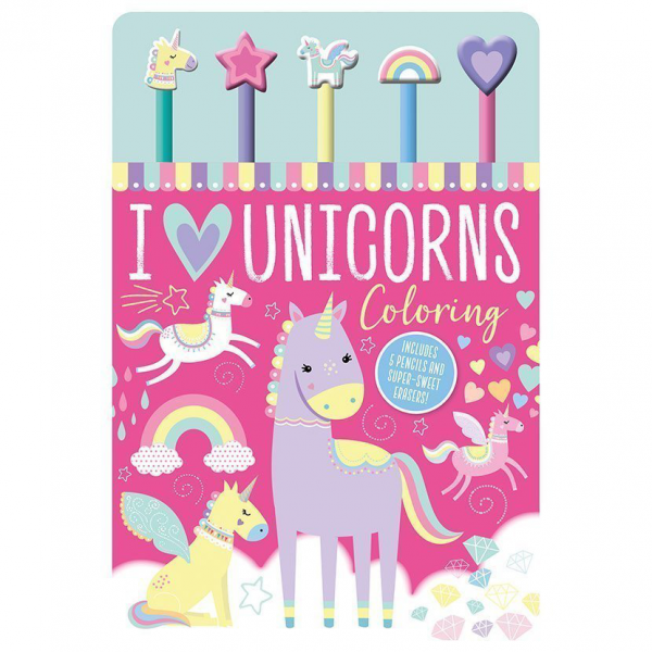 Libro Colorear Unicornios