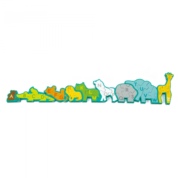 Rompecabezas Madera Animales y Abecedario