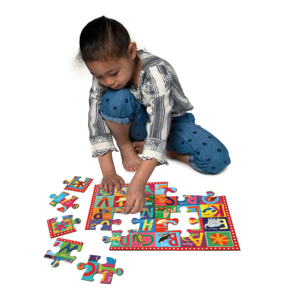 Rompecabezas 20 Piezas Animales y Alfabeto