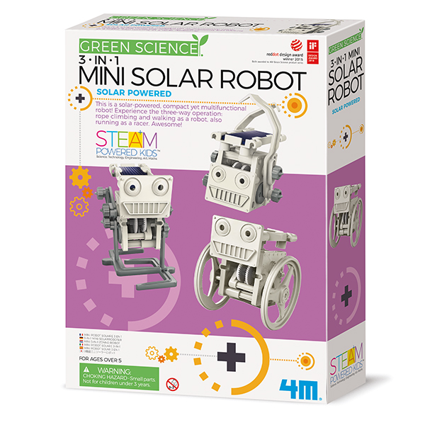 Mini Robots 3 en 1 Solares