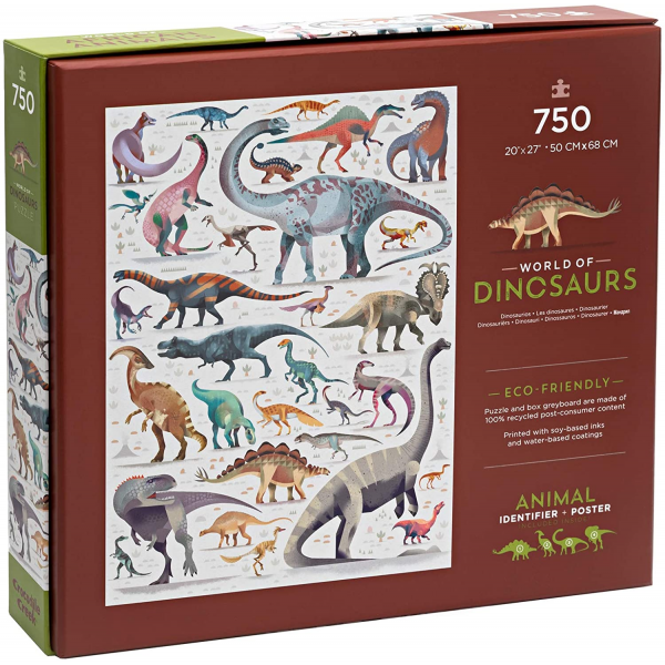 .Rompecabezas 750 Piezas Dinosaurios