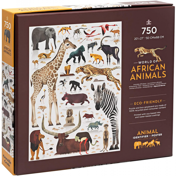 .Rompecabezas 750 Piezas Animales Africanos