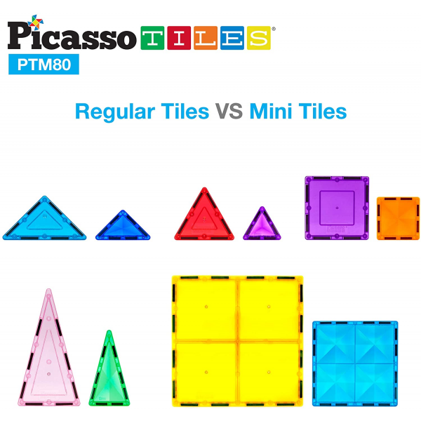 Bloques Magnéticos Picasso 80 Unidades