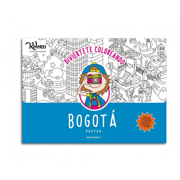 Poster para Colorear Bogotá