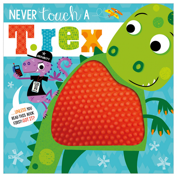 Libro Nunca Toques un T-Rex Pasta Blanda