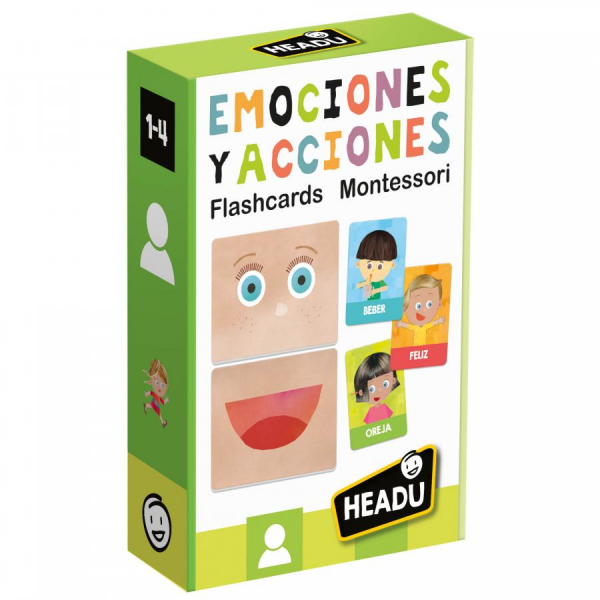 Flashcards Montessori Emociones y Acciones