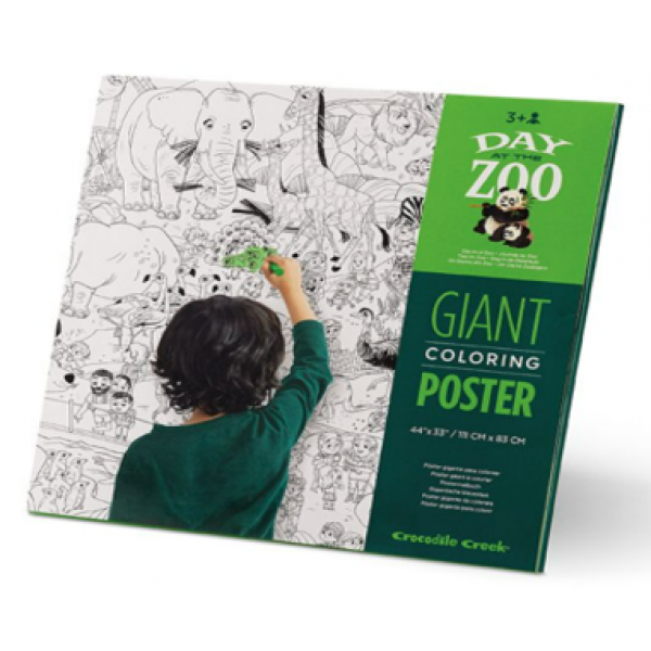 Poster Gigante para Colorear/ Zoológico