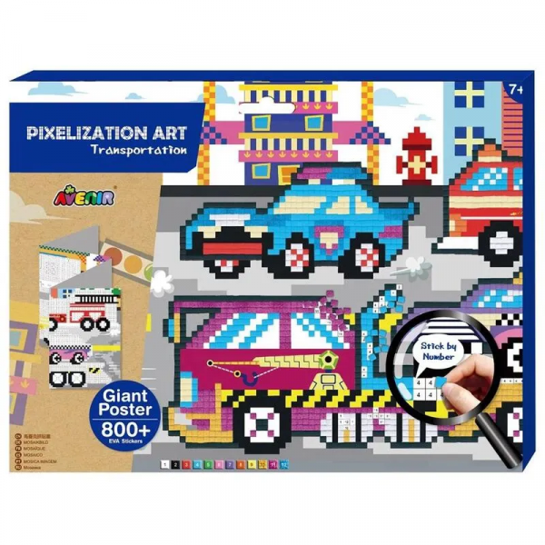 Arte De Pixelación - Transporte