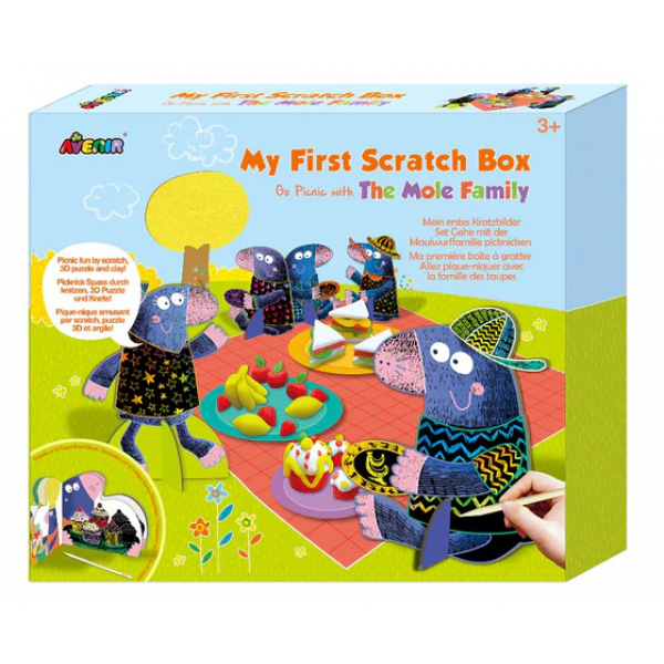 Mi Primer Caja De Scratch-  Ir de Picnic Con La Familia Topo