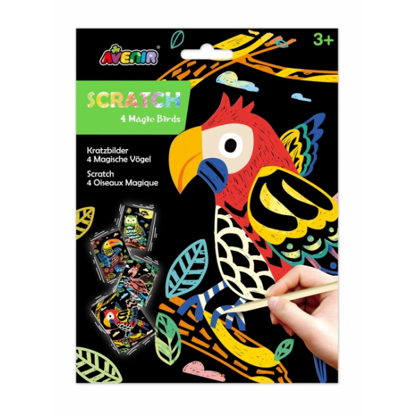 Scratch - 4 Pájaros Mágicos