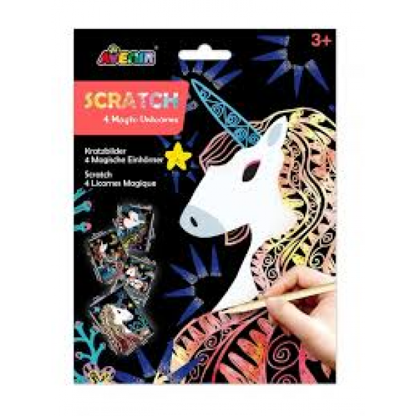 Kit de Scratch Mágicos Unicornios