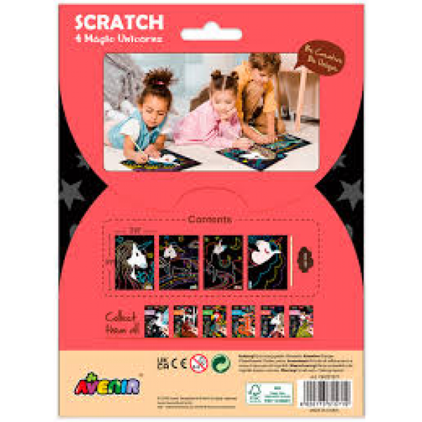 Kit de Scratch Mágicos Unicornios