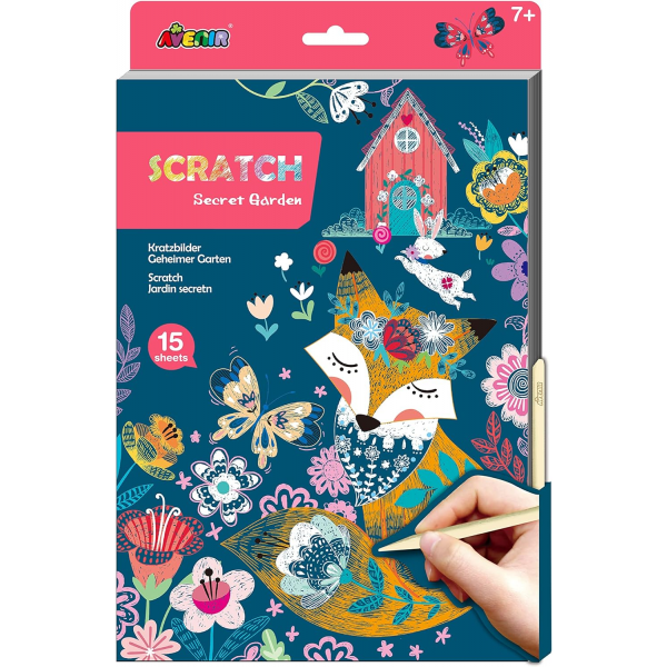 Libro de Raspar Jardín Mágico