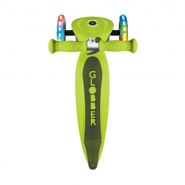 Patineta Plegable PRIMO Verde - LLantas Luces LED