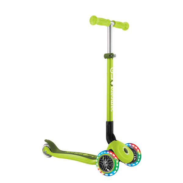 Patineta Plegable PRIMO Verde - LLantas Luces LED