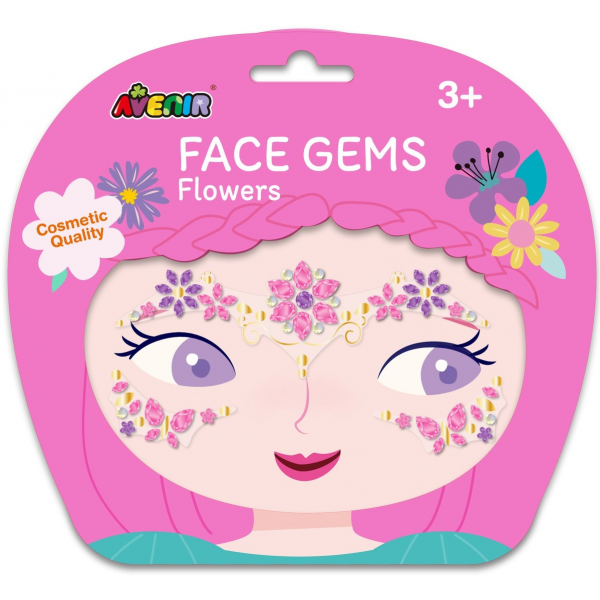 Gemas para el Rostro - Flores