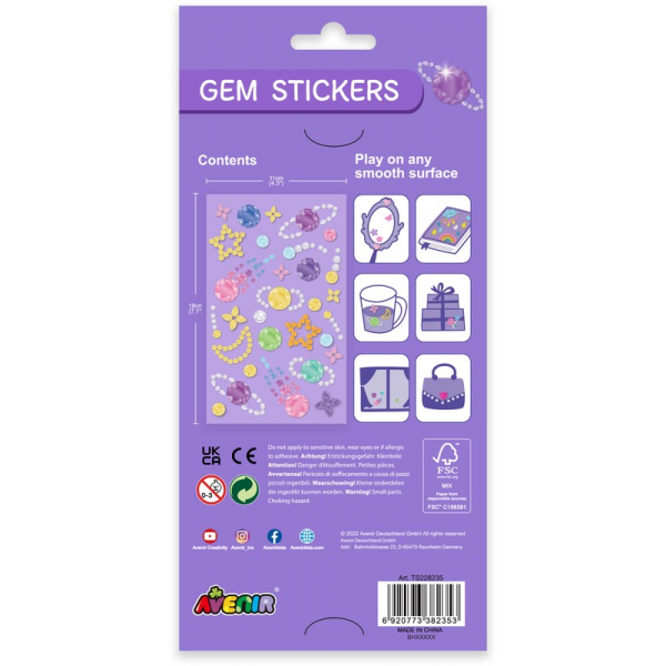 Gemas Sticker Galaxia