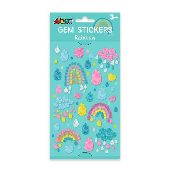 Gemas Stickers Arcoiris