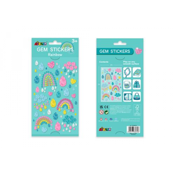 Gemas Stickers Arcoiris