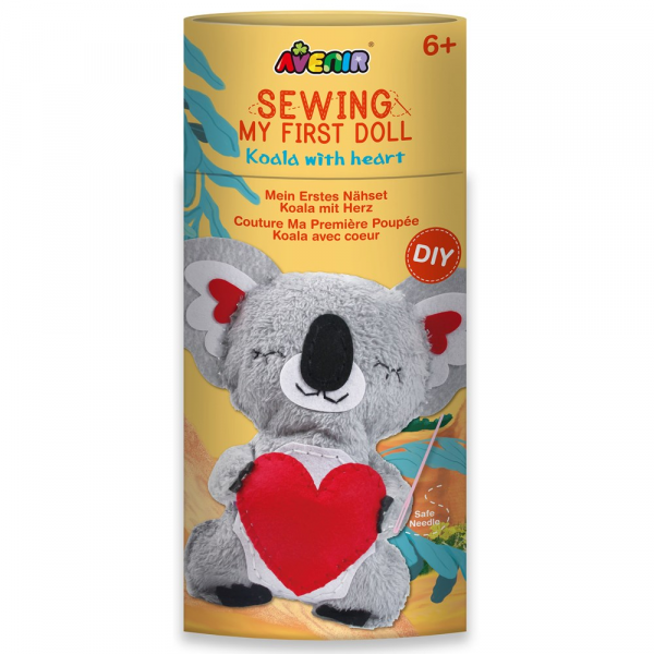 Set Costura - Muñeco Koala con Corazón