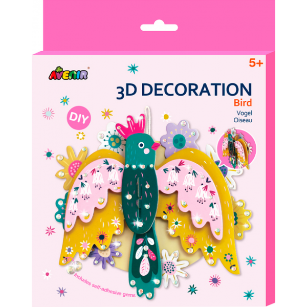 Pajaro Decoración en 3D