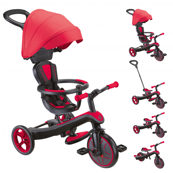 .Triciclo Explorer 4 en 1 Rojo