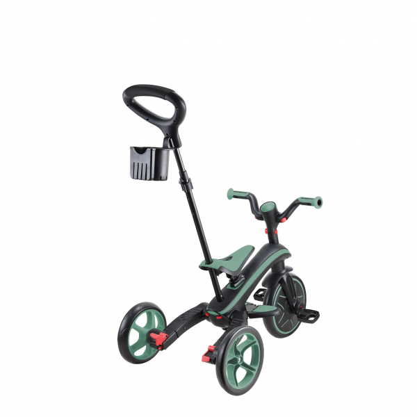 .Triciclo Explorer 4 en 1 Verde Oliva - Plegable