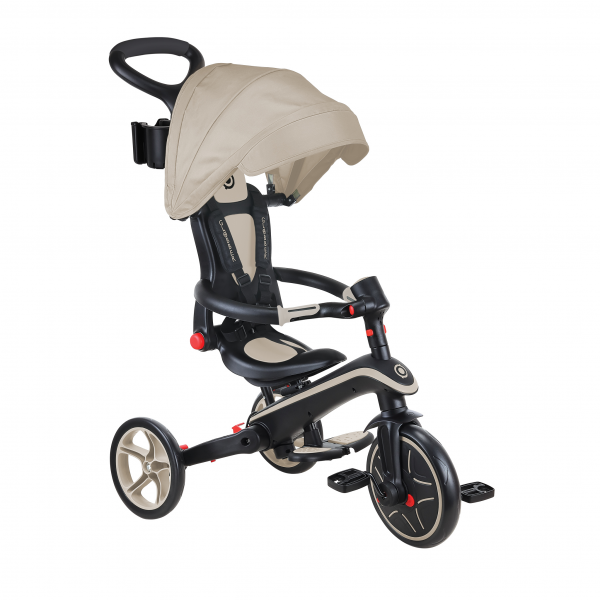 .Triciclo Explorer 4 en 1 Taupe - Plegable