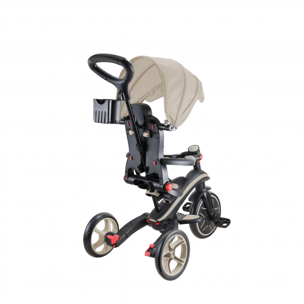 .Triciclo Explorer 4 en 1 Taupe - Plegable