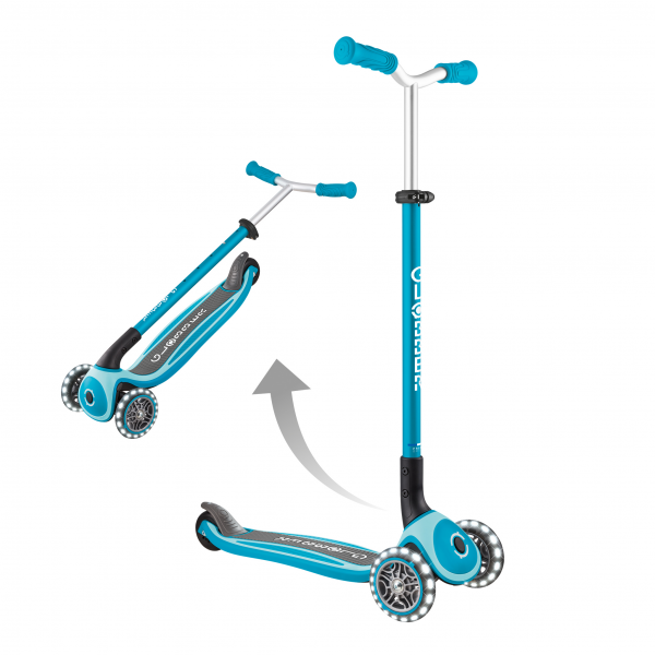 Patineta Master Luces LED - Aqua