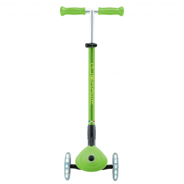 Patineta Plegable Primo PLUS Verde/Lima - LLantas Luces LED