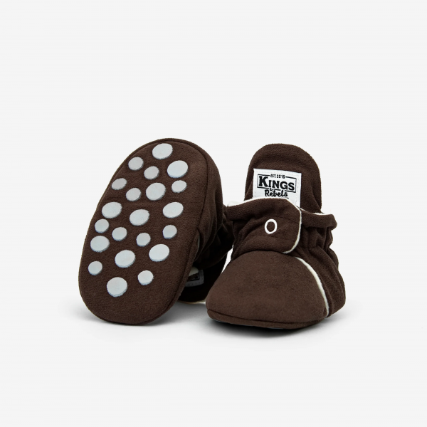 Gamuza Gripper 12 Meses - Chocolate