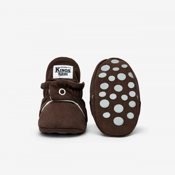 Gamuza Gripper 12 Meses - Chocolate