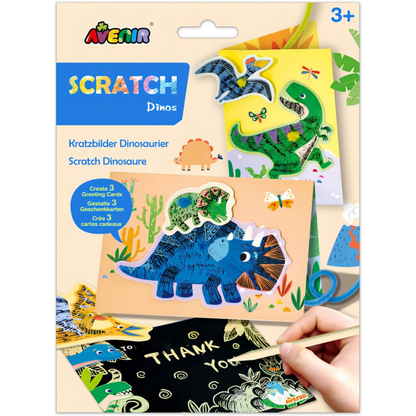 Tarjetas Scratch - Dinos