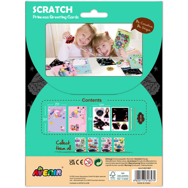 Tarjetas Scratch - Princesas