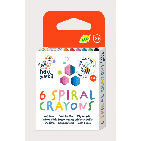 Crayolas Espiral - 6 Unidades