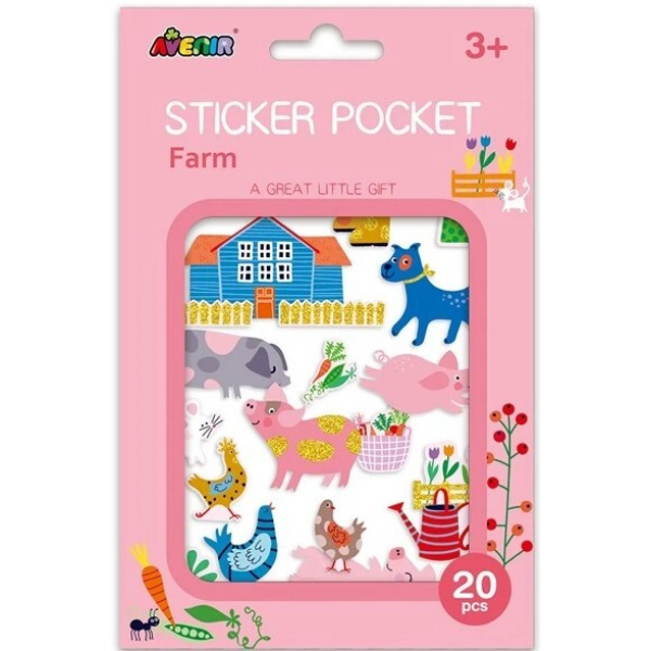 Stickers Pocket - Granja