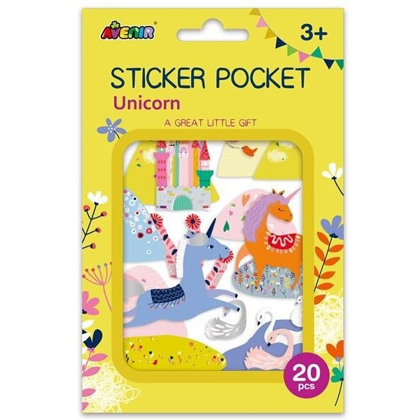 Stickers Pockes - Unicornios