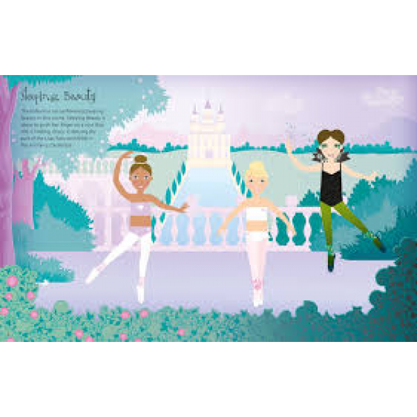 Muñeca De Pegatinas - Vistiendo Bailarinas
