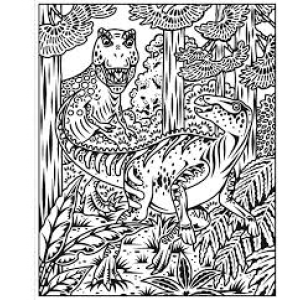 T. Rex - Libro De Pintura Mágica