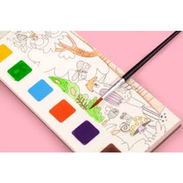 Libro De Pintura Acuarela De Bolsillo - Animales