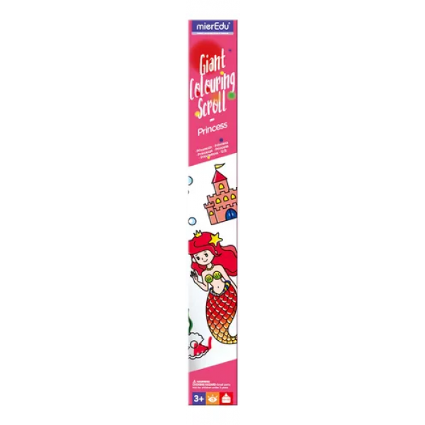 Pergamino Gigante Para Colorear - Princesas