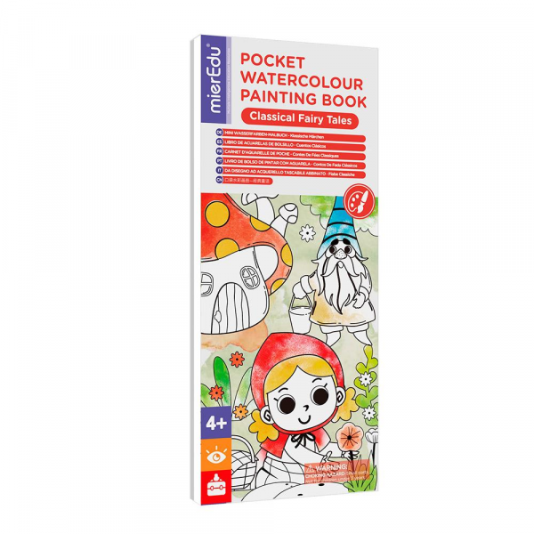 Libro De Pintura Acuarela De Bolsillo - Cuentos de Hadas