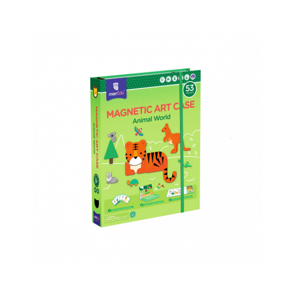 Caja De Arte Magnético - Mundo Animal