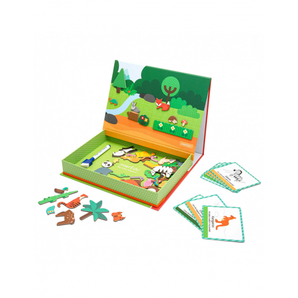 Caja De Arte Magnético - Mundo Animal