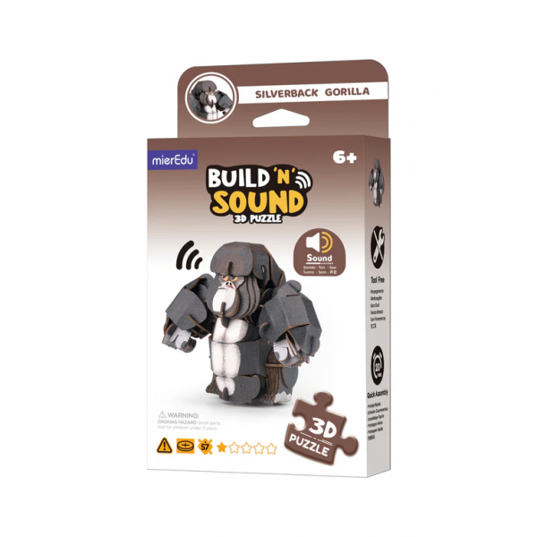 Rompecabezas 3D -Gorila Con Sonido