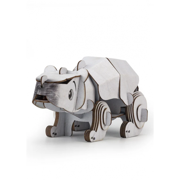 Rompecabezas 3D - Oso Polar Con Sonido