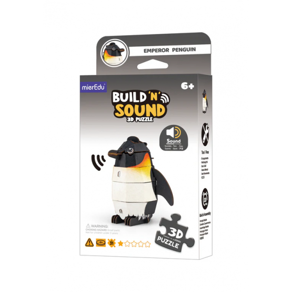 Rompecabezas 3D - Pinguino Emperador Con Sonido