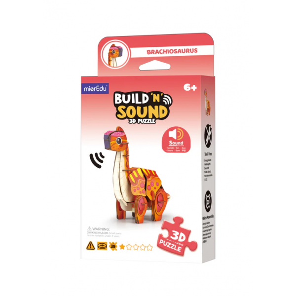 Rompecabezas 3D - Braquiosaurio Con Sonido